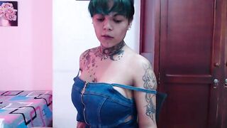 serena_vedette - [New Stripchat] gagging shaven dildo-or-vibrator anal-toys