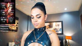 BitchyTYRA - [Trannies Stripchat] role-play cock-rating latex fingering