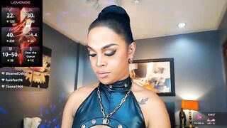 BitchyTYRA - [Trannies Stripchat] role-play cock-rating latex fingering