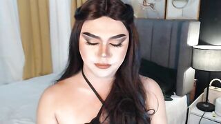 MarinaWolf - [Trannies Stripchat] curvy cumshot orgasm striptease